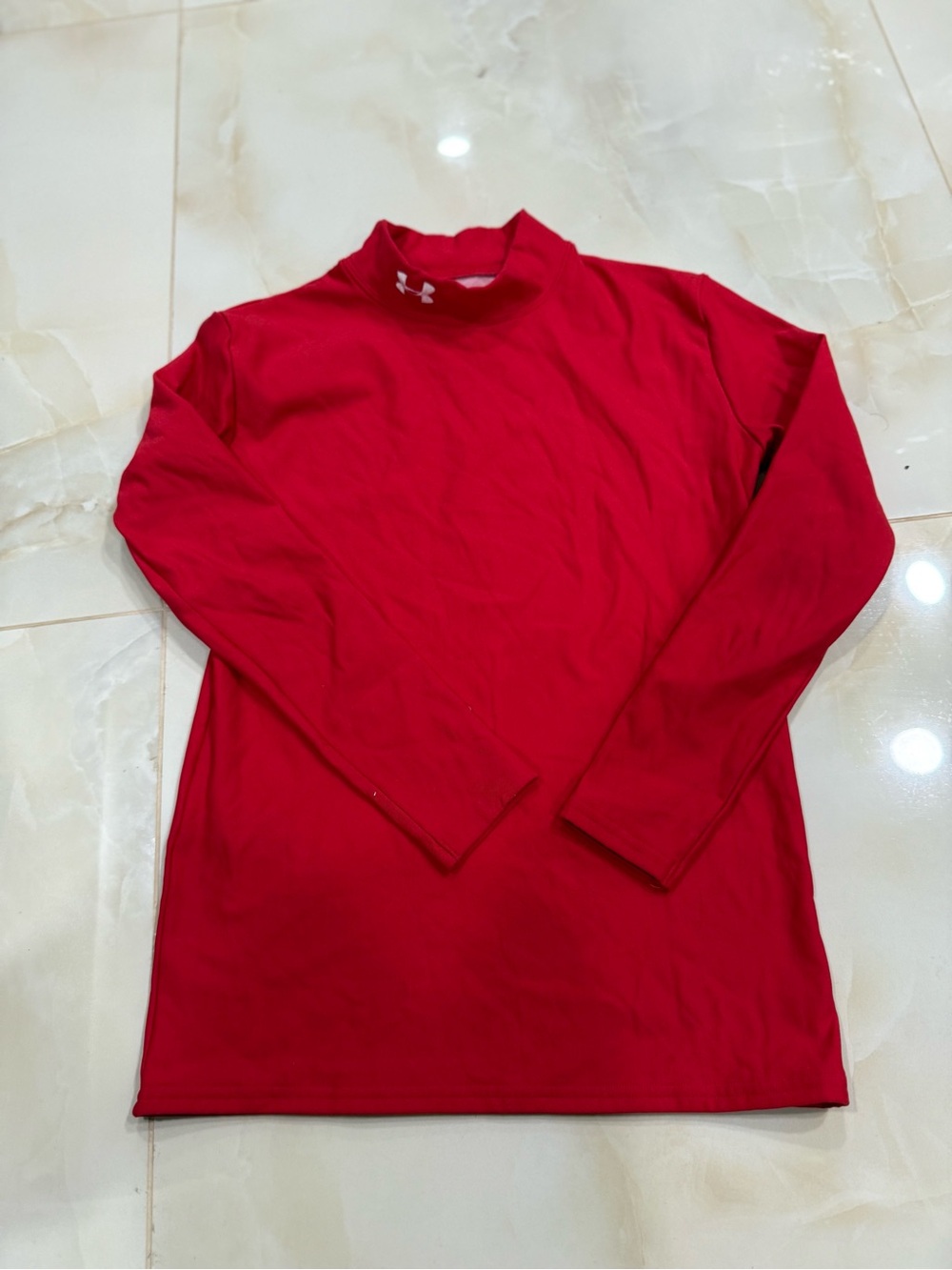 Under Armour Red Long Sleeve Compression Top